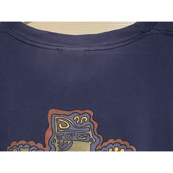 VTG 90s Sideout Single Stitch Surf Beach 2 Side Graphic T Shirt Mens XL USA Fade - Picture 12 of 16